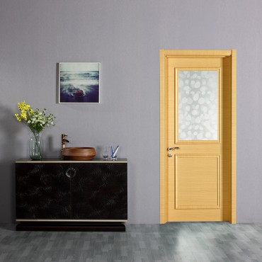 派的门实木复合门MX-002B横纹米橡