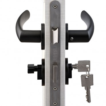 派的门标准五金锁具PD011黑色（不单卖、不含门吸）