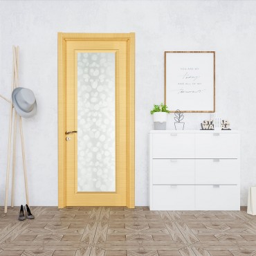 派的门实木复合门MA-014B横纹米橡