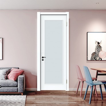 派的门 油漆木门 YX-004B 混油白|99分白|莫兰迪灰